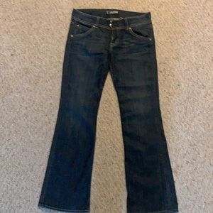 Hudson low rise jeans size 31 boot cut